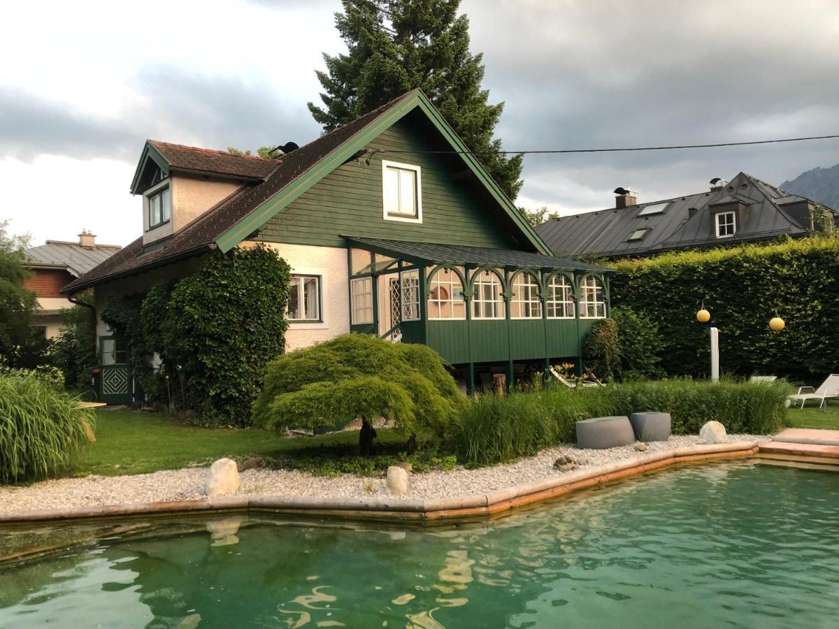 Haus Mit Sauna Und Privatem Badeteich In Anif Bei Salzburg Bagian luar foto