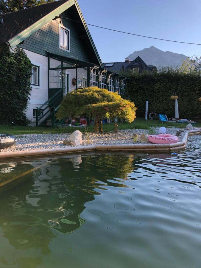 Haus Mit Sauna Und Privatem Badeteich In Anif Bei Salzburg Bagian luar foto